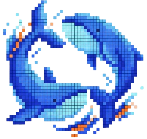 Happy whales